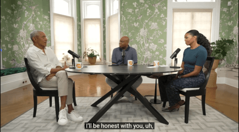 Barack on podcast show